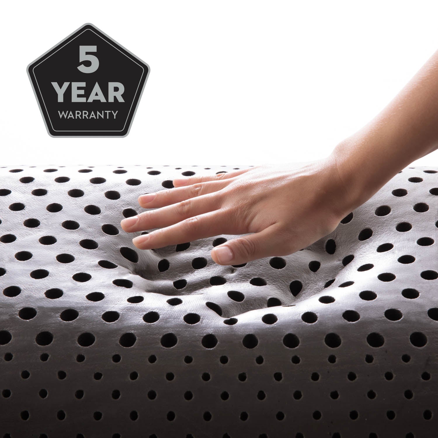 Malouf Shoulder Zoned Dough® Bamboo Charcoal Pillow-Purely Relaxation