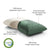 Malouf Shoulder Zoned Dough™ + CBD Oil Pillow-Purely Relaxation