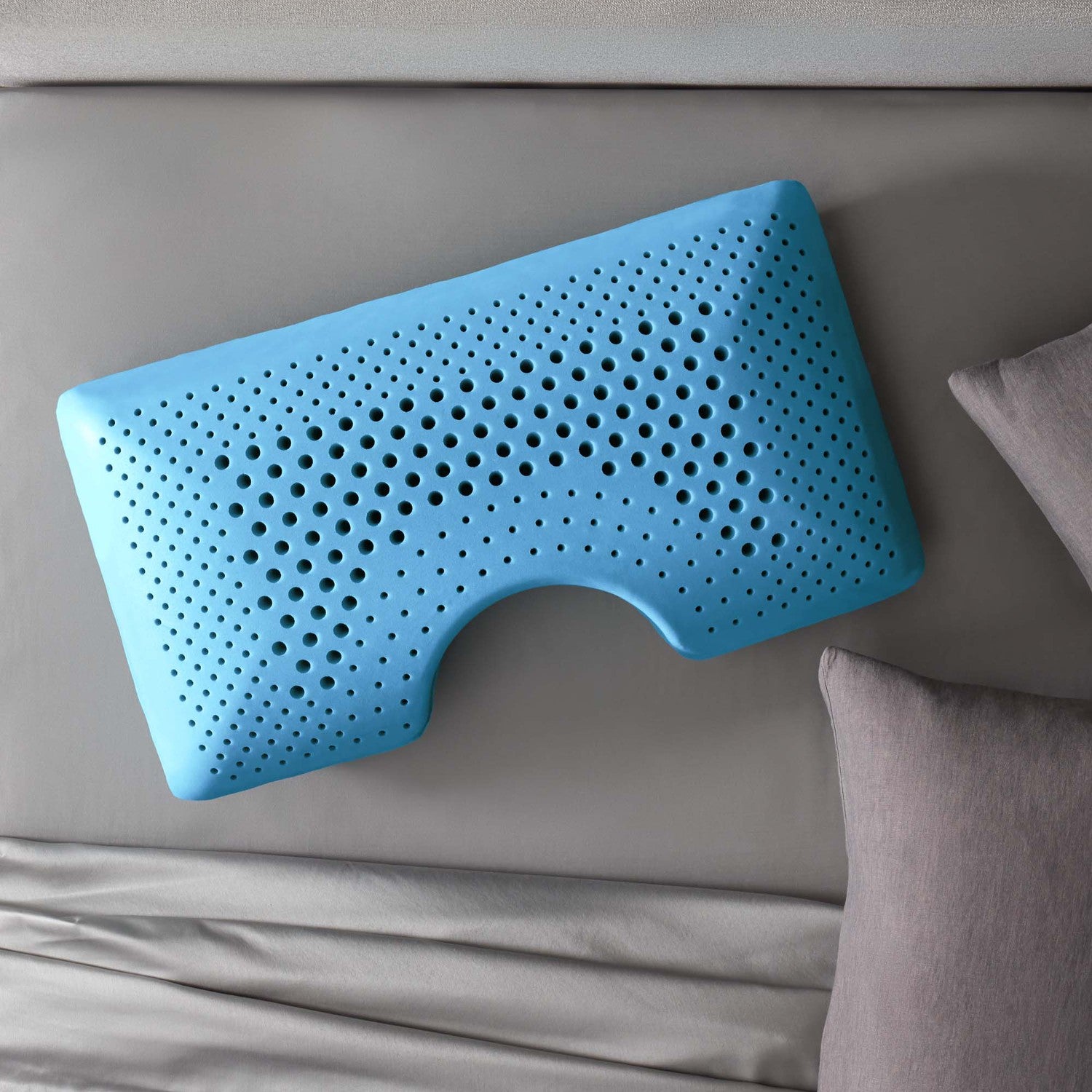 Malouf Shoulder Zoned Gel ActiveDough™ Pillow-Purely Relaxation