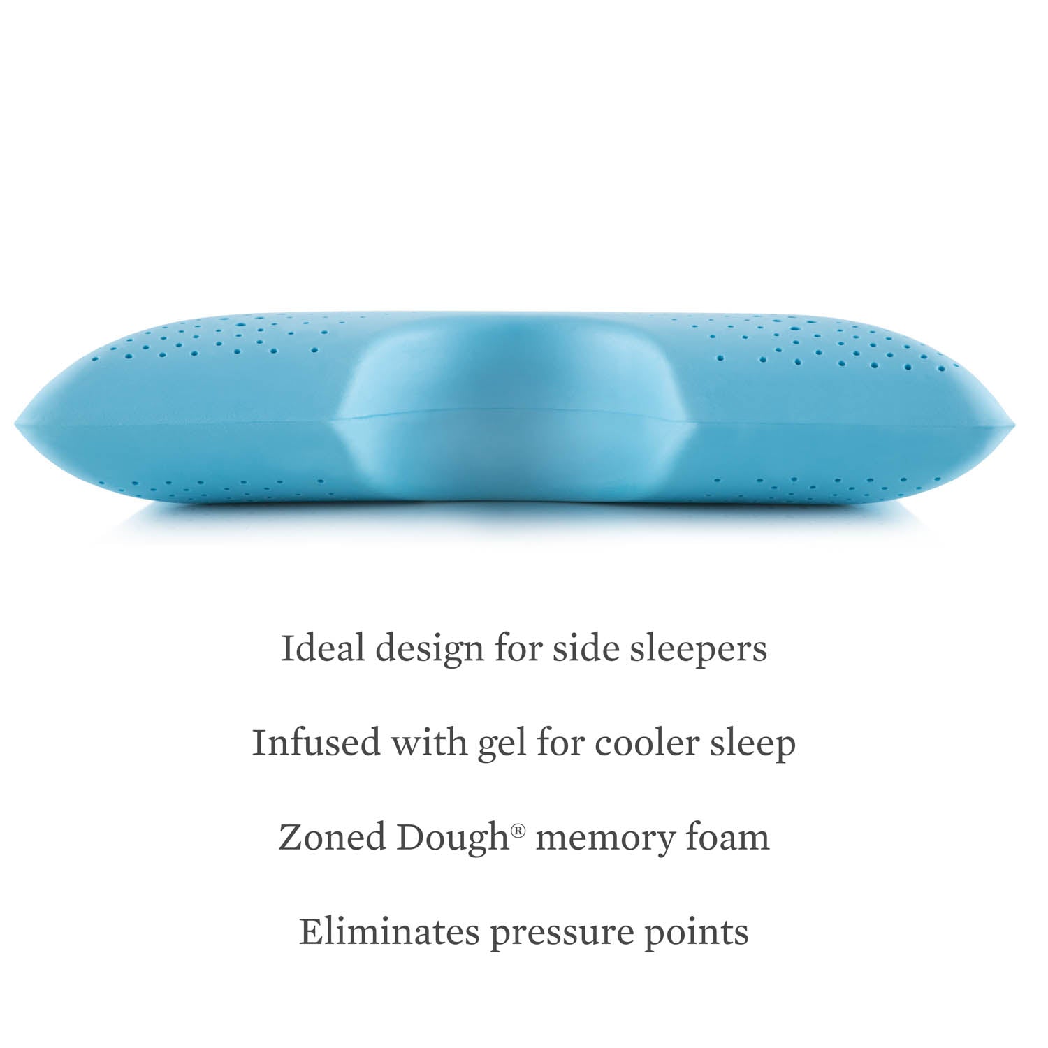 Malouf Shoulder Zoned Gel Dough® Pillow-Purely Relaxation