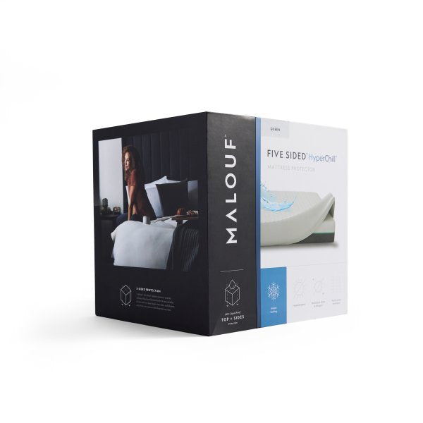 Malouf Five Sided® IceTech HyperChill™ Mattress Protector
