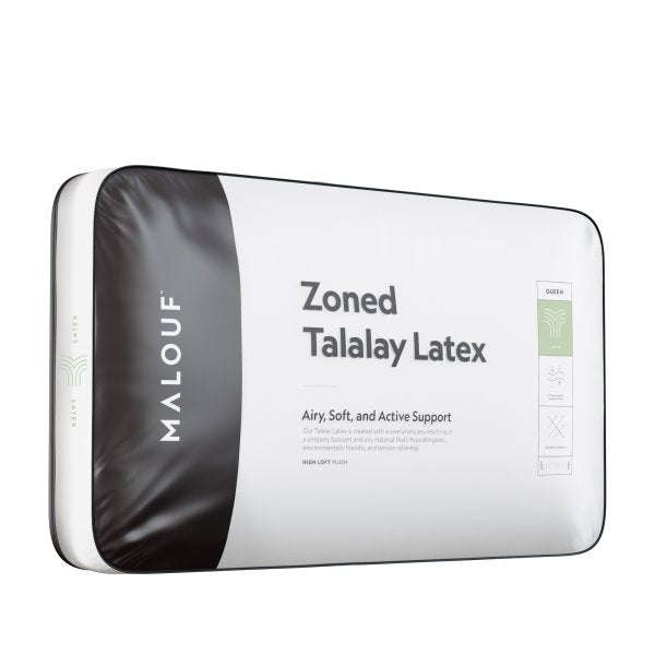 Malouf Zoned Talalay Latex Pillow