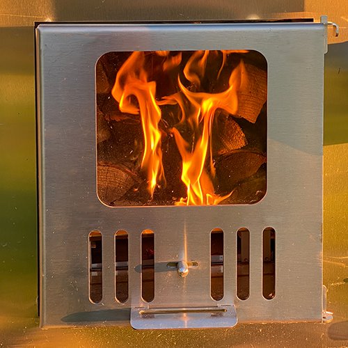 SaunaLife Model S4N Soak-Series Home Wood-Burning Hot Tub 6 Person - Natural Wood