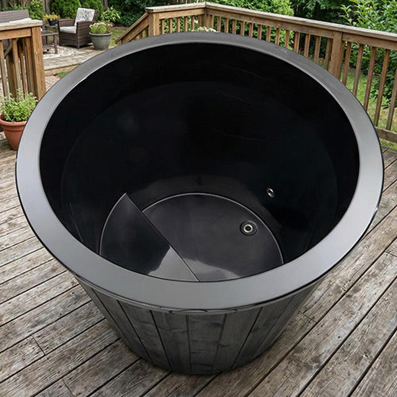 SaunaLife S1B 1 Person Cold/Hot Immersion Tub - Black