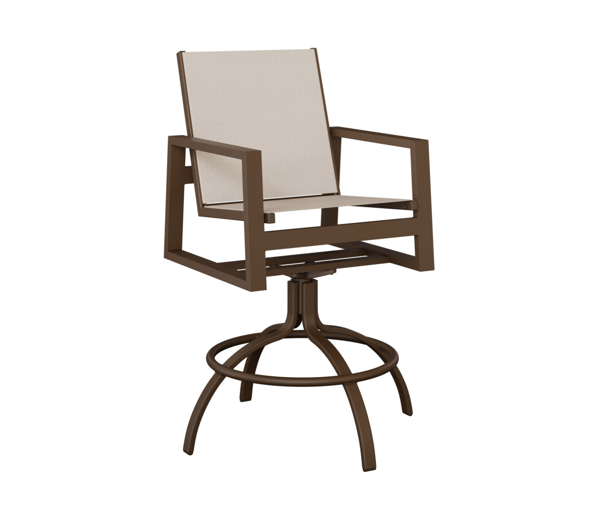 Berlin Gardens Vida Sling Swivel Bar Chair