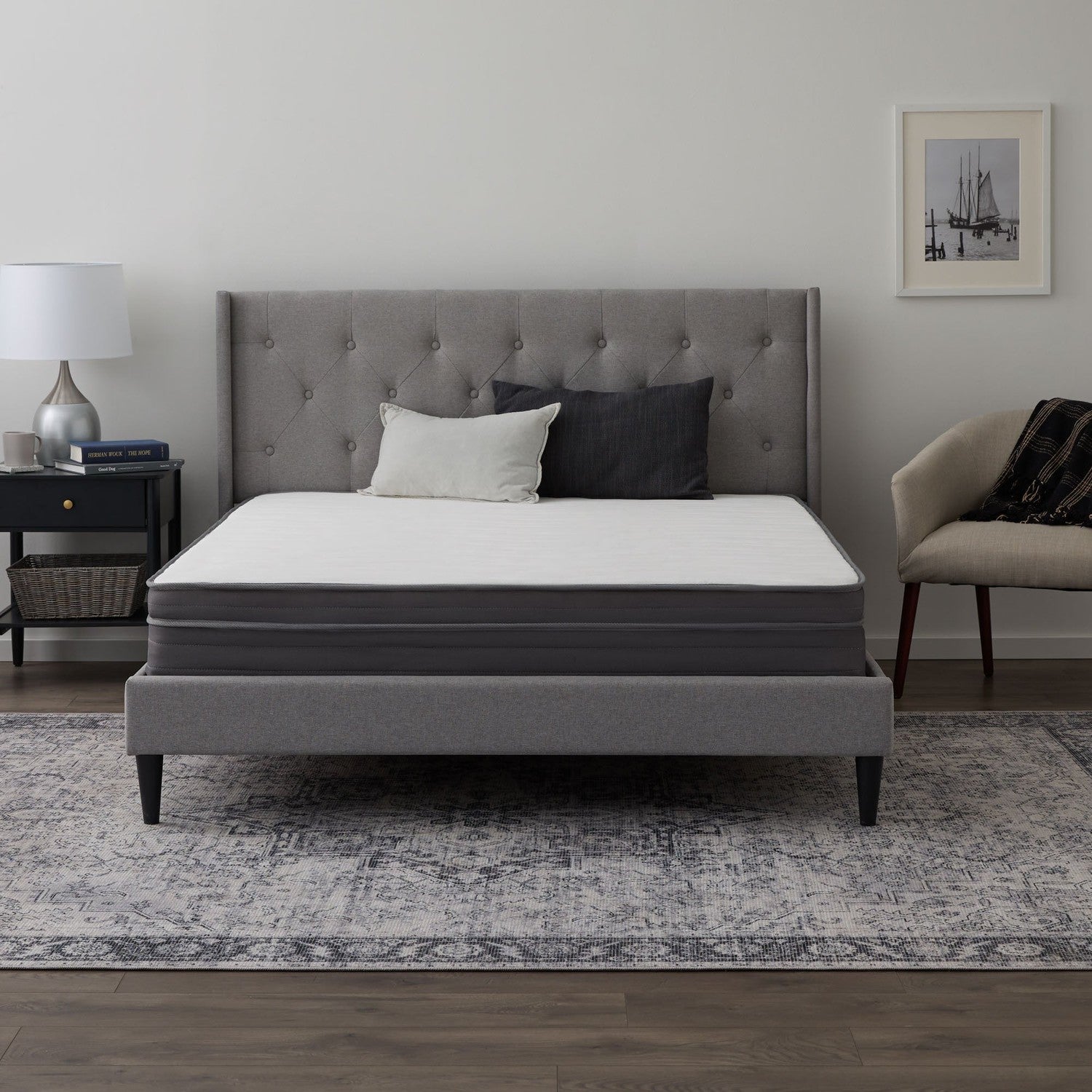 Weekender 10" Hybrid Bonnell Spring Gel Memory Foam Mattress-Purely Relaxation