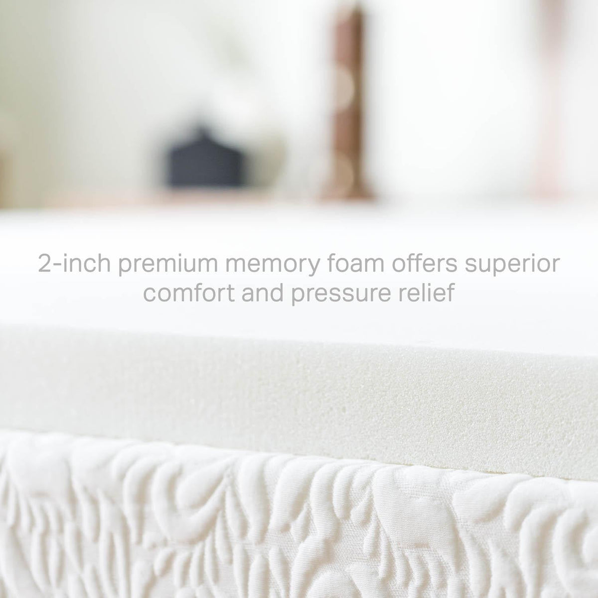 Weekender 2" Memory Foam Mattress Topper-Purely Relaxation