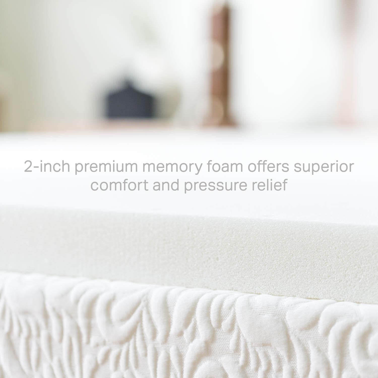 Weekender 2" Memory Foam Mattress Topper-Purely Relaxation