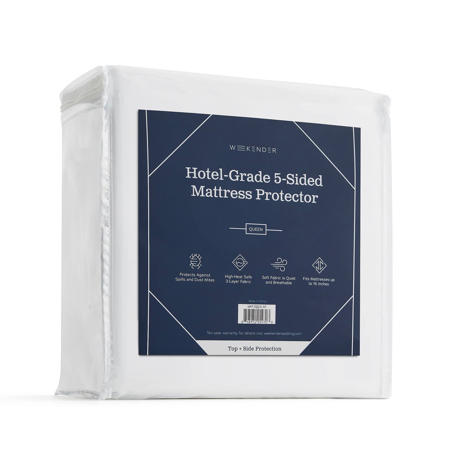 Weekender Hotel-Grade 5-Sided Mattress Protector-Purely Relaxation