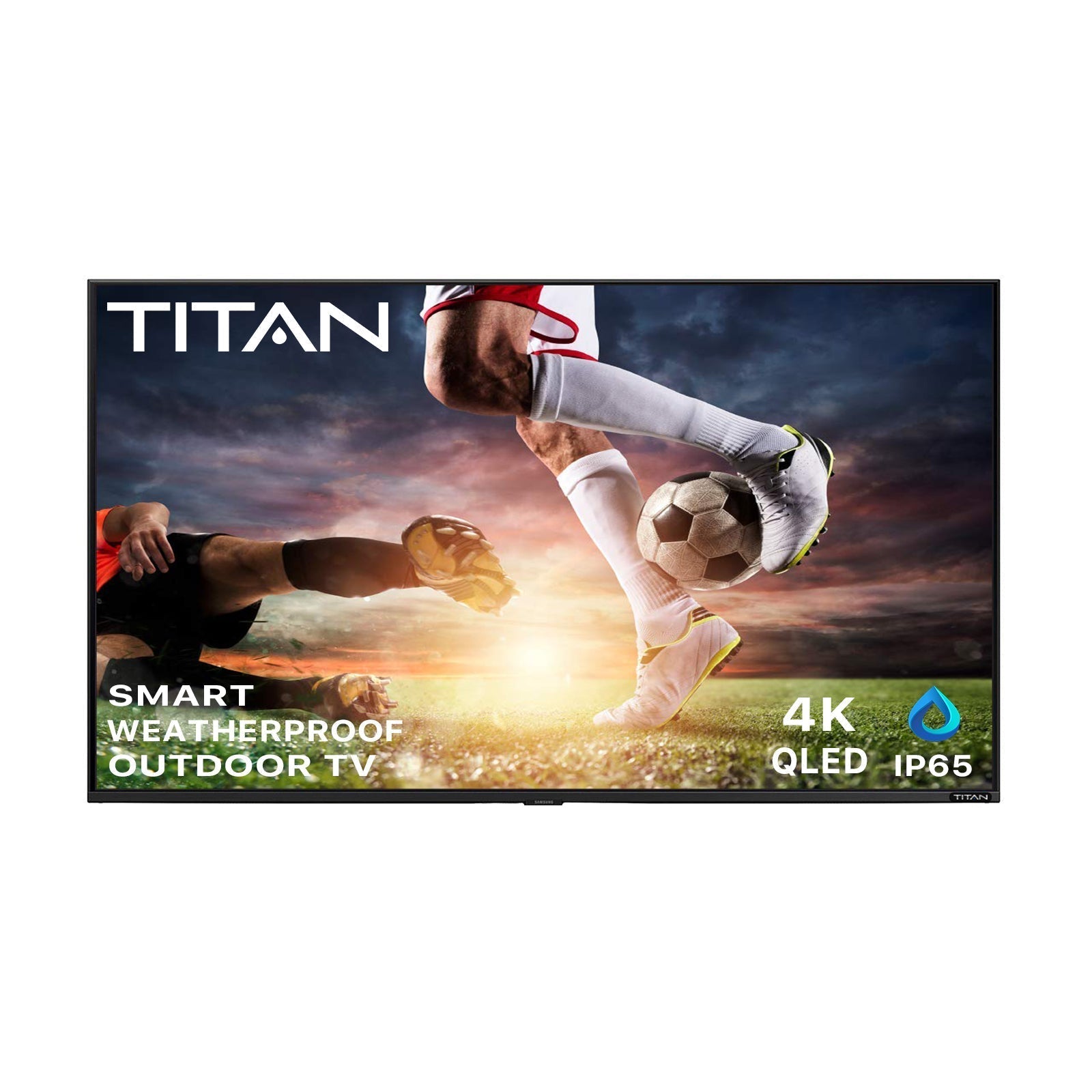 Titan Weatherproof Outdoor TV Full Sun S-200 QLED 4K Smart TV powered by Samsung Tizen SmartThings-Purely Relaxation