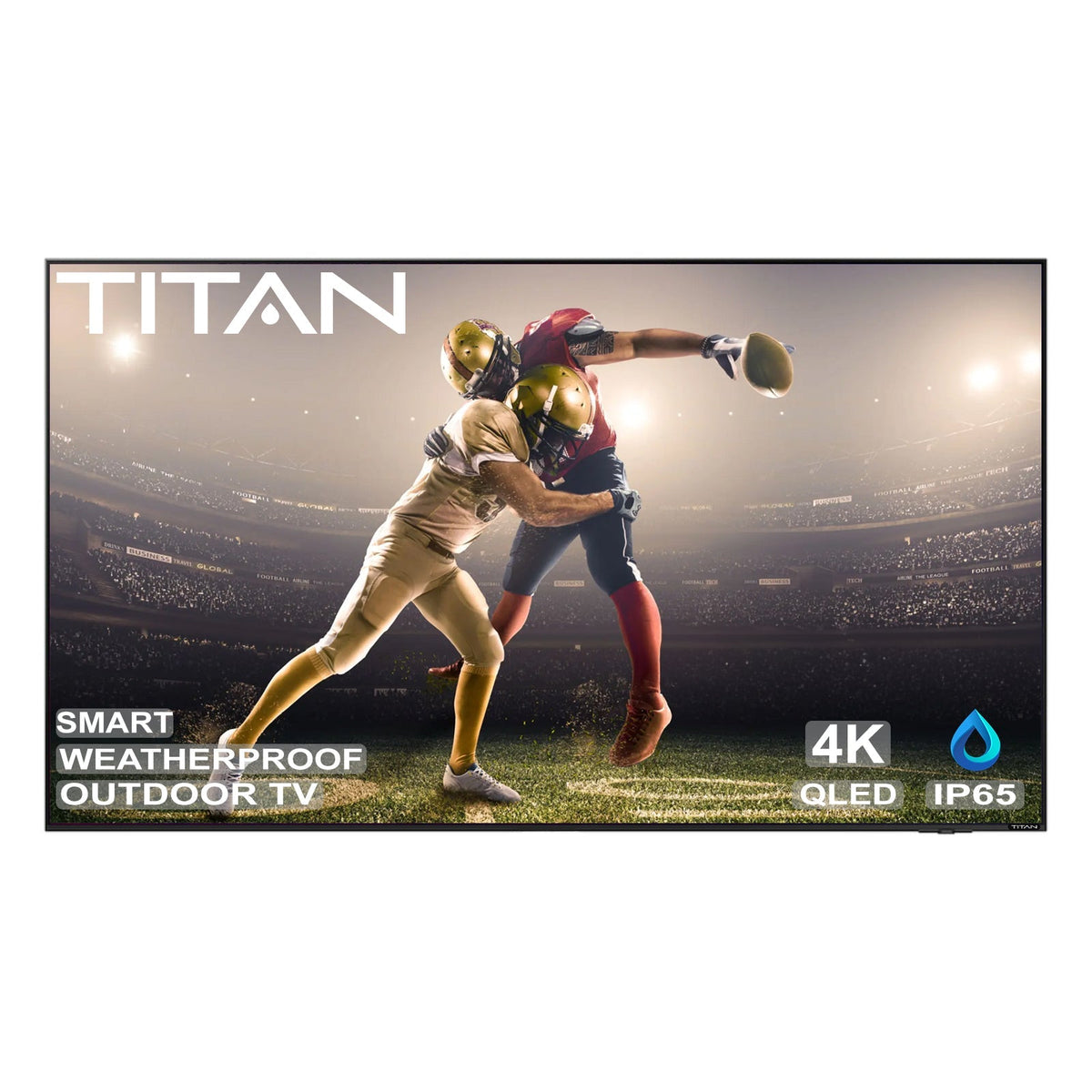 Titan Weatherproof Outdoor TV Full Sun S-300 QLED 4K Smart TV powered by Samsung Tizen SmartThings-Purely Relaxation