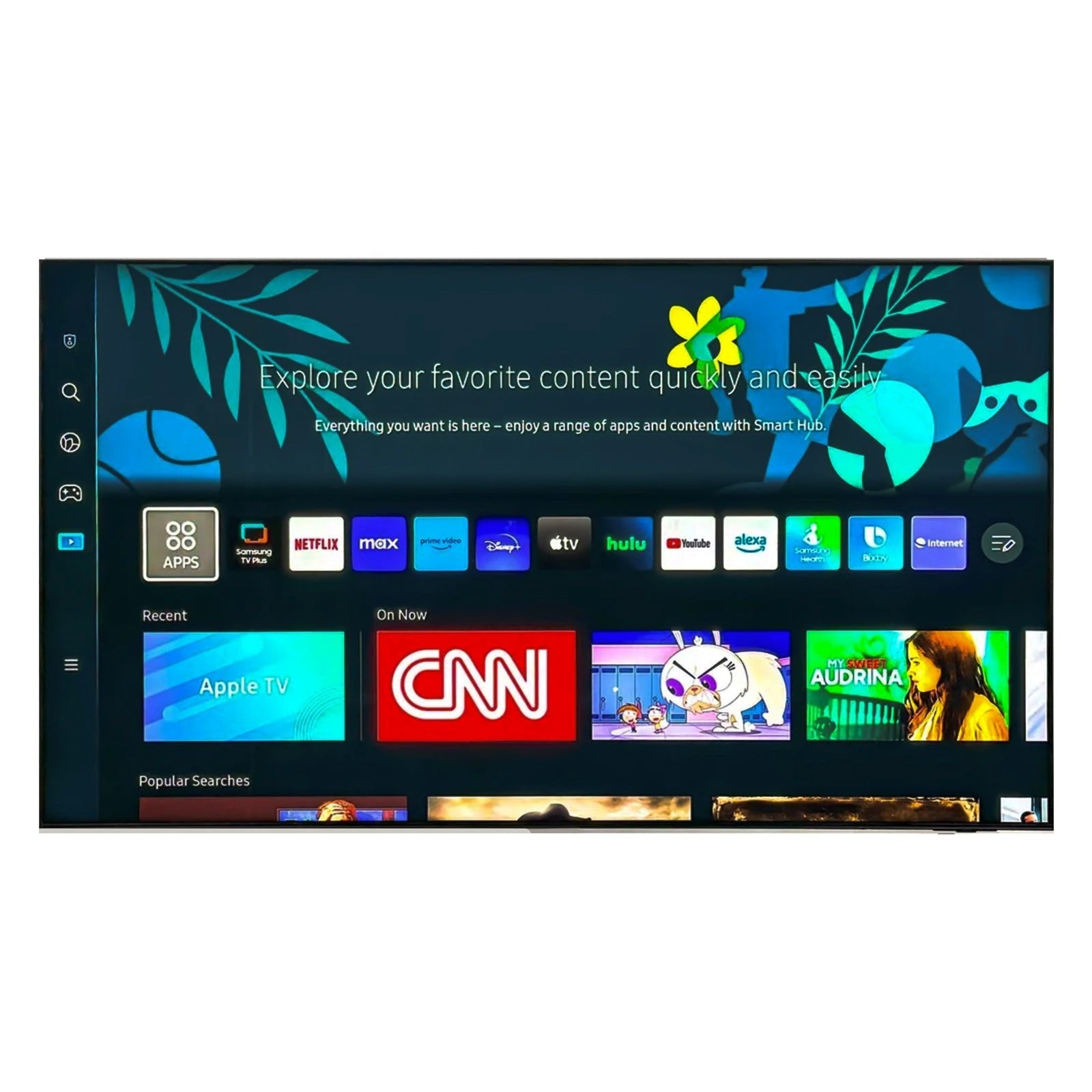 Titan Weatherproof Outdoor TV Full Sun S-300 QLED 4K Smart TV powered by Samsung Tizen SmartThings-Purely Relaxation