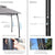 Grand Patio 10x13 Gazebo Double Soft Top All-Weather Canopy Anti-UV Shelter with Privacy Curtains and Netting for Patio, Deck, Backyard, Garden, Lawns