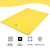 Max4out Water Floating Mat 9/12/18 Foam Lake Floats Floating Foam Pad Lily Pad for Water Recreation and Relaxing Lily Mat for Family Floating Pad for Pets Pool Float for Party (Yellow-350)