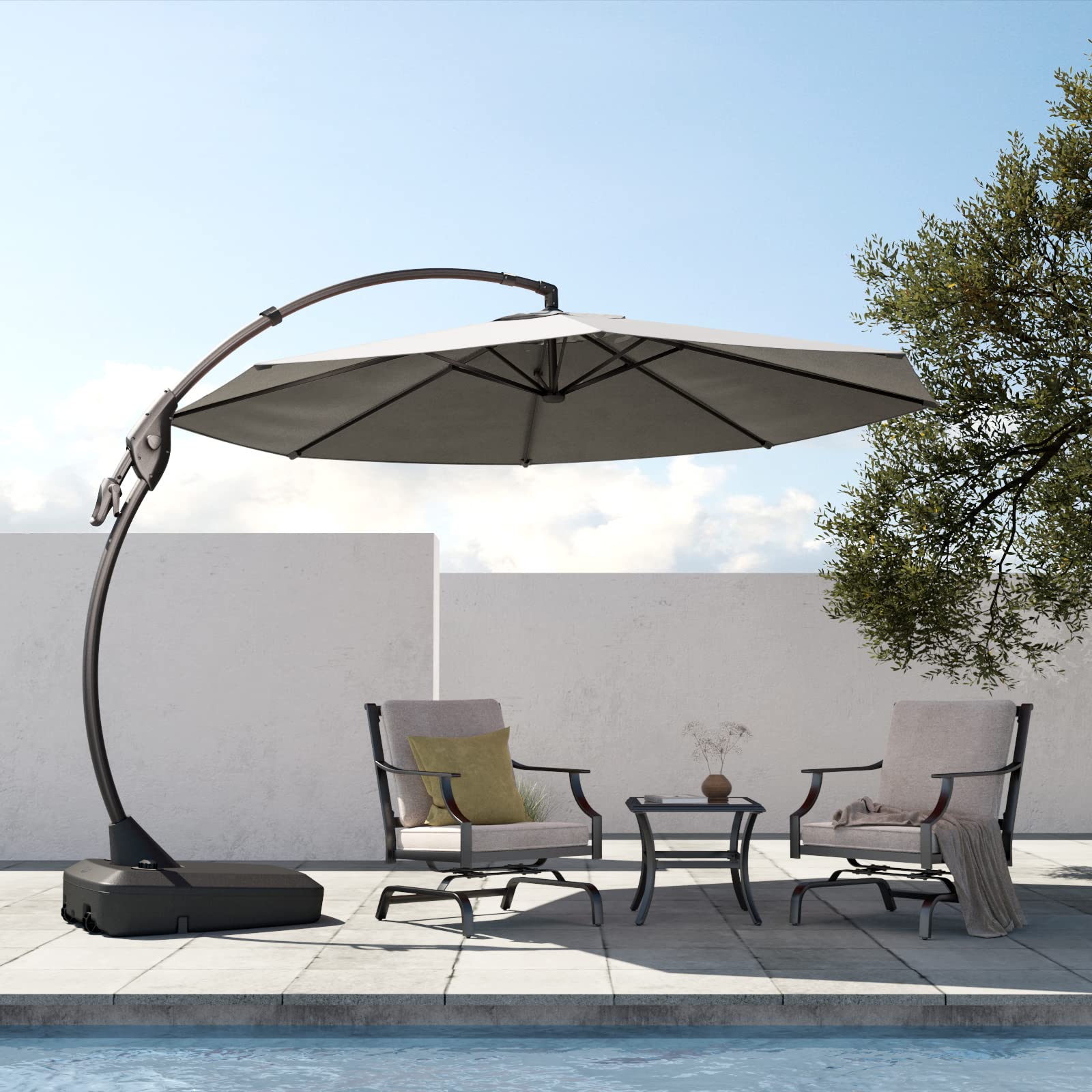 Grand Patio Offset Cantilever Umbrella