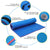 Max4out Water Floating Mat 9/12/18 FT Foam Lake Floats Floating Foam Pad Lily Pad for Water Recreation and Relaxing Lily Mat for Family Floating Pad for Pets Pool Float for Party (Blue-350)