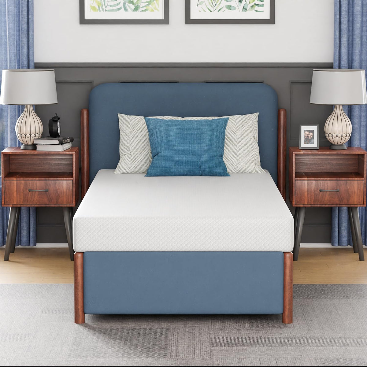 PayLessHere 6 Inch Twin Gel Memory Foam Mattress Fiberglass Free/CertiPUR-US Certified/Bed-in-a-Box/Cool Sleep &amp; Comfy Support