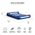 Big Joe Kona Hammock No Inflation Needed Pool Lounger with Headrest, Americana Nautical Stripe Double Sided Mesh, Quick Draining Fabric, 4 feet Big