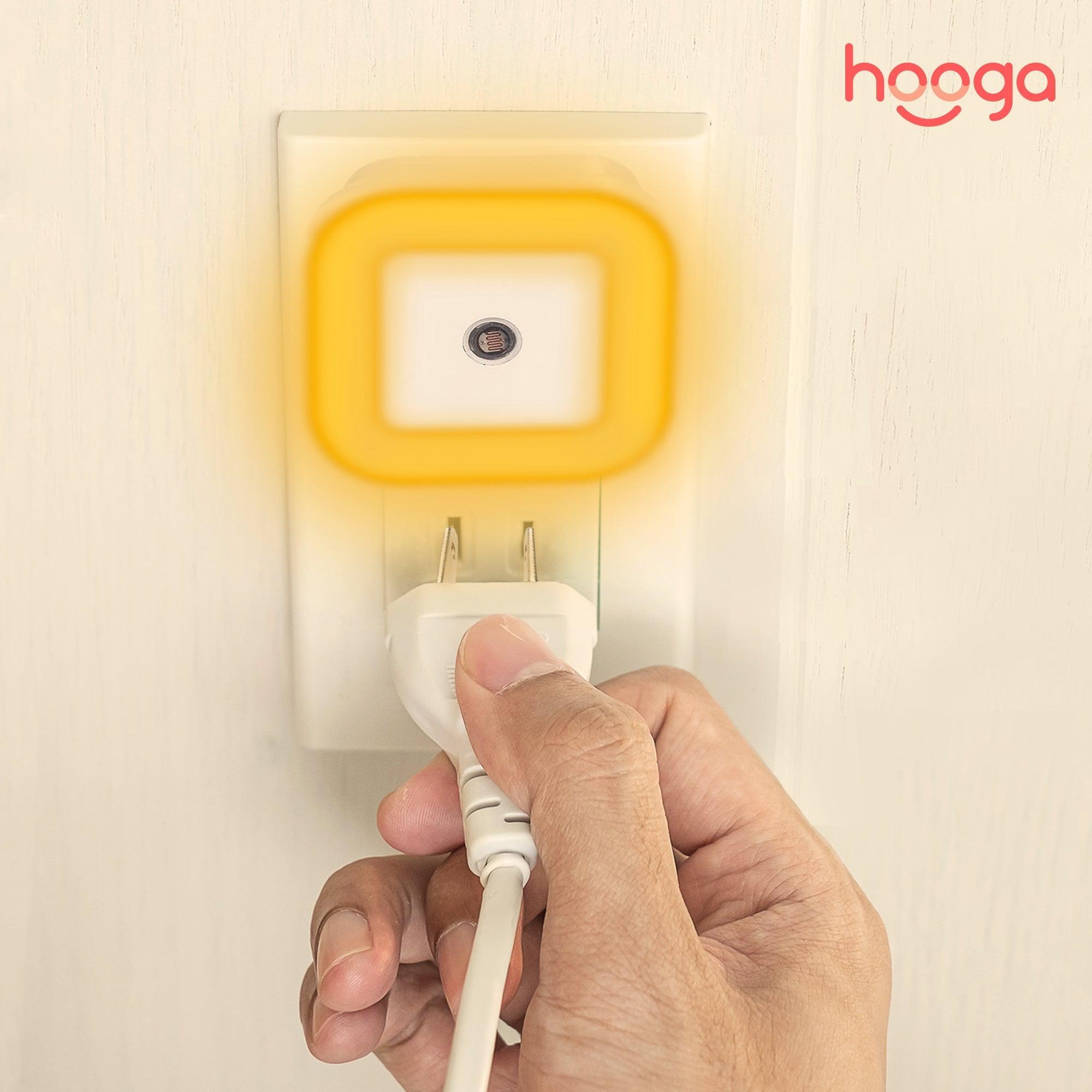 Hooga Amber Night Lights - 6pk