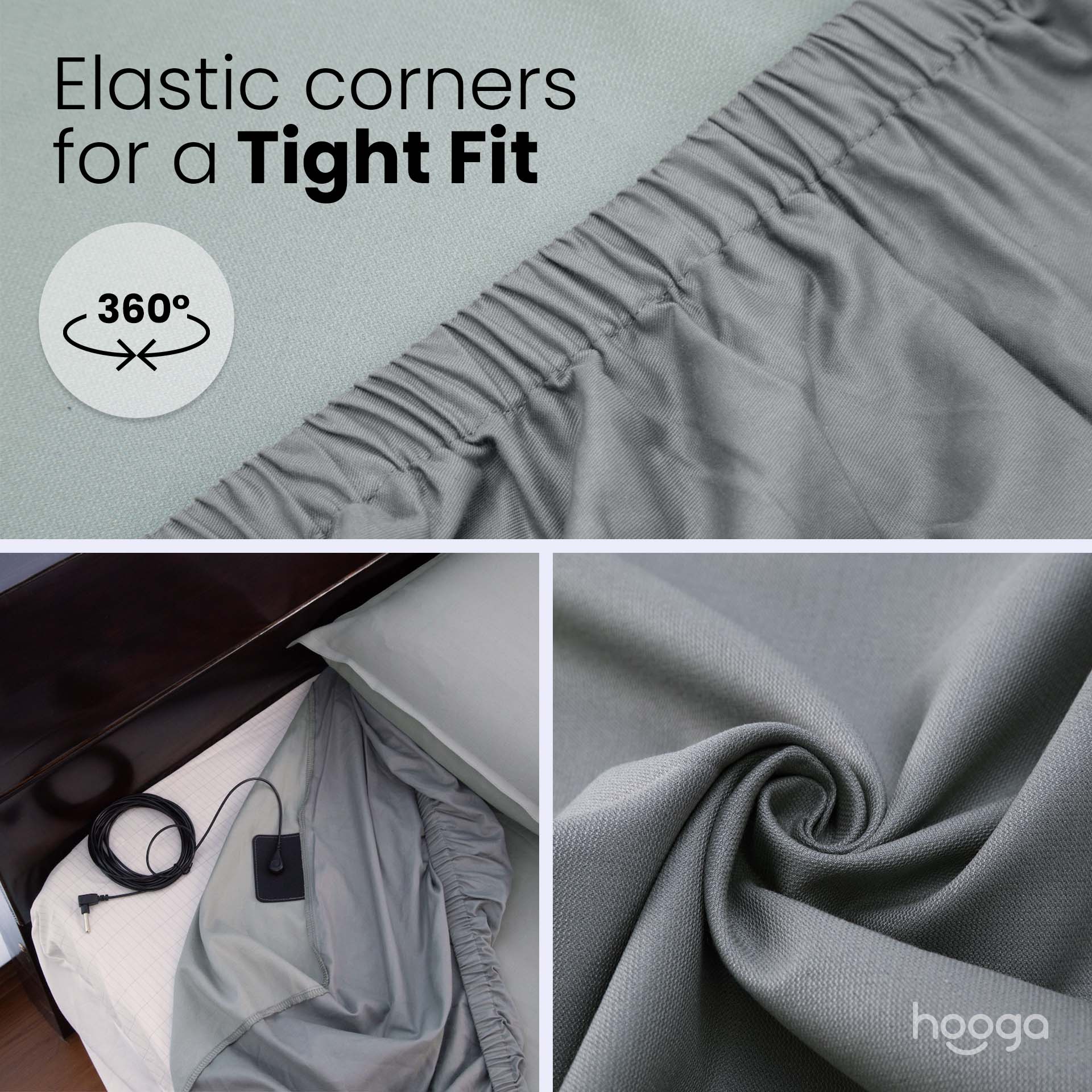 Hooga Grounding Bed Sheets