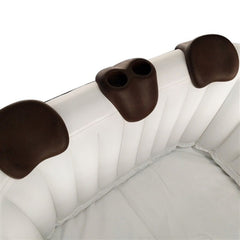 ALEKO 3 Piece Removable Headrest and Drink Holder Set for Inflatable Hot Tub Spa - Purely Relaxation