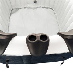 ALEKO 3 Piece Removable Headrest and Drink Holder Set for Inflatable Hot Tub Spa - Purely Relaxation