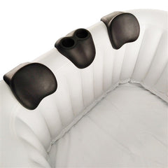 ALEKO 3 Piece Removable Headrest and Drink Holder Set for Inflatable Hot Tub Spa - Purely Relaxation