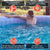 ALEKO 6 Person Black and White 265 Gallon Round Inflatable Jetted Hot Tub with Cover - Purely Relaxation