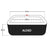 ALEKO 6 Person Black and White 265 Gallon Square Inflatable Jetted Hot Tub with Cover - Purely Relaxation