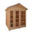 ALEKO Canadian Hemlock Outdoor and Indoor 6 Person Wet Dry Sauna With Heater - STO6VAASA-AP - Purely Relaxation