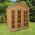 ALEKO Canadian Hemlock Outdoor and Indoor 6 Person Wet Dry Sauna With Heater - STO6VAASA-AP - Purely Relaxation