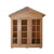 ALEKO Canadian Hemlock Outdoor and Indoor 6 Person Wet Dry Sauna With Heater - STO6VAASA-AP - Purely Relaxation