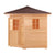 ALEKO Canadian Hemlock Wet Dry 8 Outdoor 8 Person Sauna with Asphalt Roof With Heater - SKD8HEM-AP - Purely Relaxation