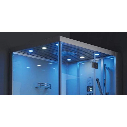 Ariel Platinum White Steam Shower DZ972-1F8-W - Purely Relaxation