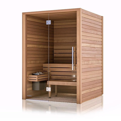 Auroom Cala Glass Traditional Indoor Sauna - Purely Relaxation