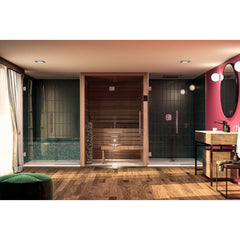 Auroom Cala Glass Traditional Indoor Sauna - Purely Relaxation