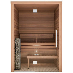 Auroom Cala Glass Traditional Indoor Sauna - Purely Relaxation