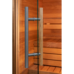 Auroom Cala Glass Traditional Indoor Sauna - Purely Relaxation