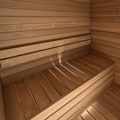 Auroom Cala Glass Traditional Indoor Sauna - Purely Relaxation