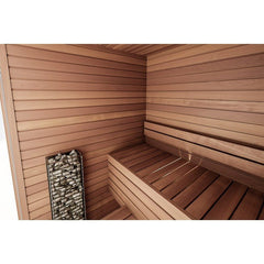 Auroom Cala Glass Traditional Indoor Sauna - Purely Relaxation