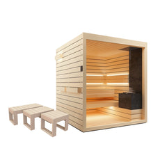 Auroom Lumina Cabin Sauna Kit - Purely Relaxation