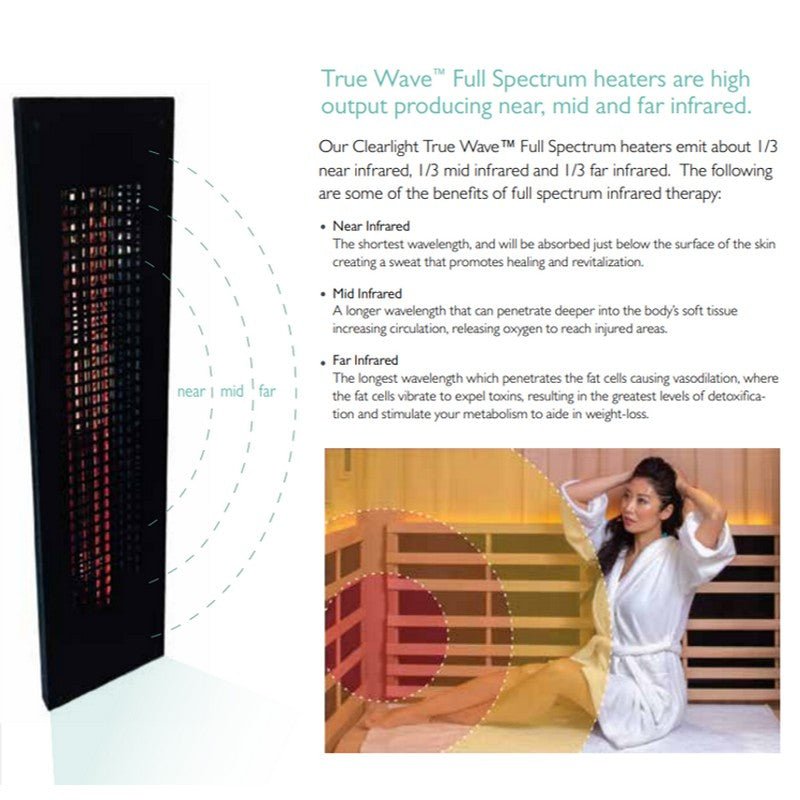 Clearlight® Full Spectrum Extra Heater Upgrade (300W) - Purely Relaxation