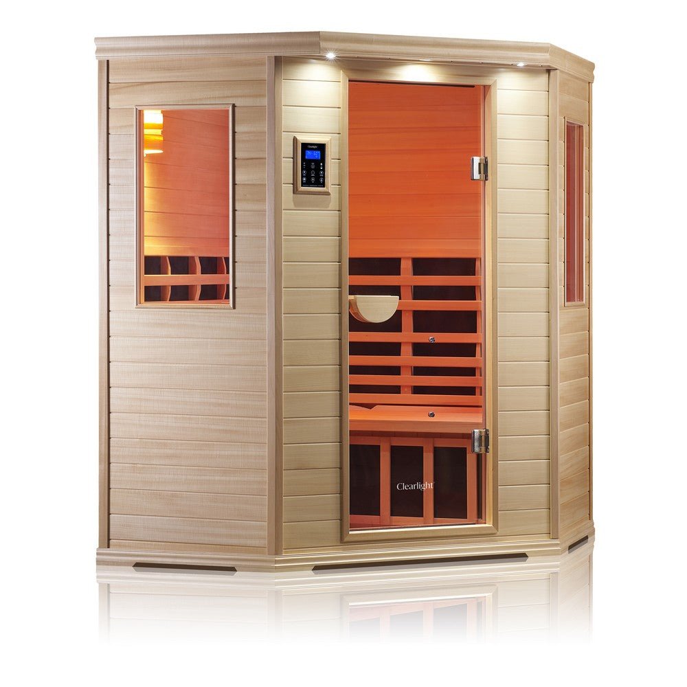Clearlight Premier™ IS-C Three Person Corner Far Infrared Sauna - Purely Relaxation
