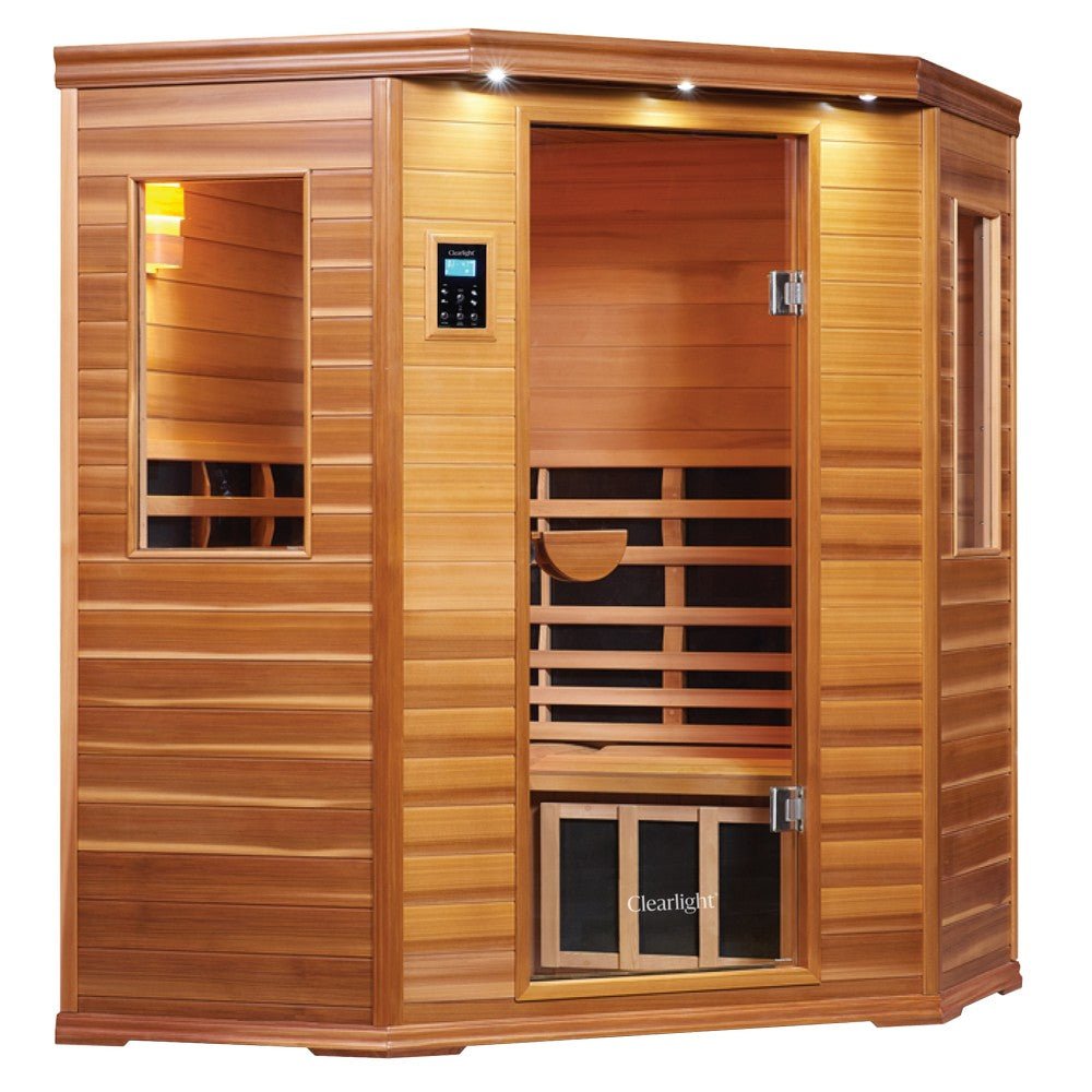 Clearlight Premier™ IS-C Three Person Corner Far Infrared Sauna - Purely Relaxation