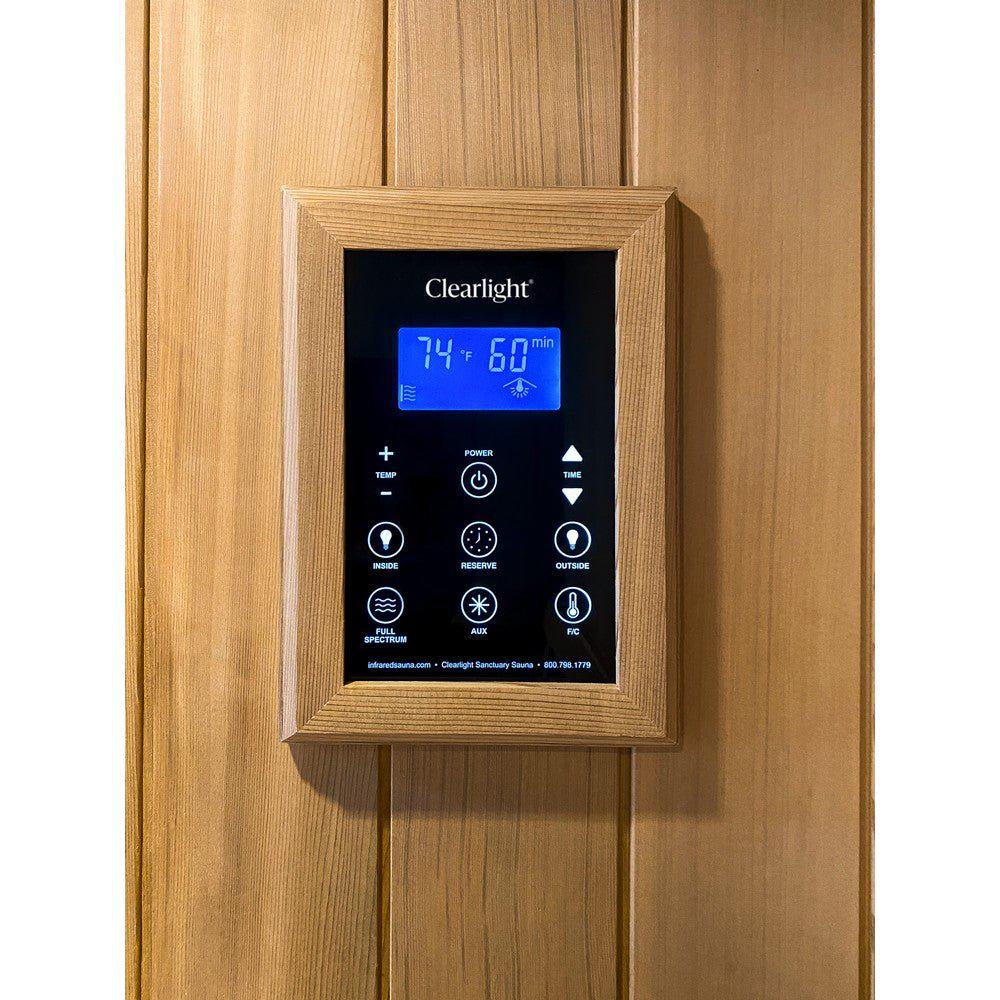 Clearlight Sanctuary™ C 4 Person Full Spectrum Infrared Corner Sauna - Purely Relaxation