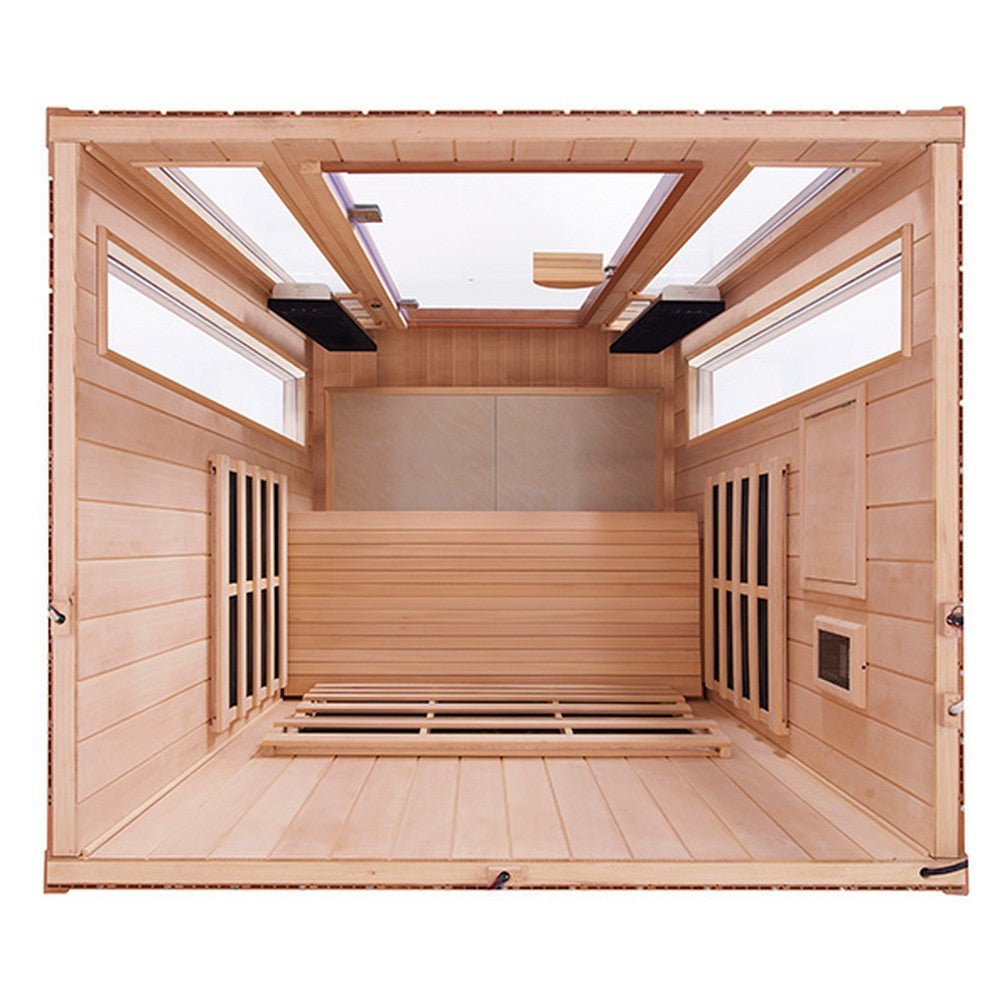 Clearlight Sanctuary™ Outdoor 2 Person Full Spectrum Infrared Sauna - Purely Relaxation