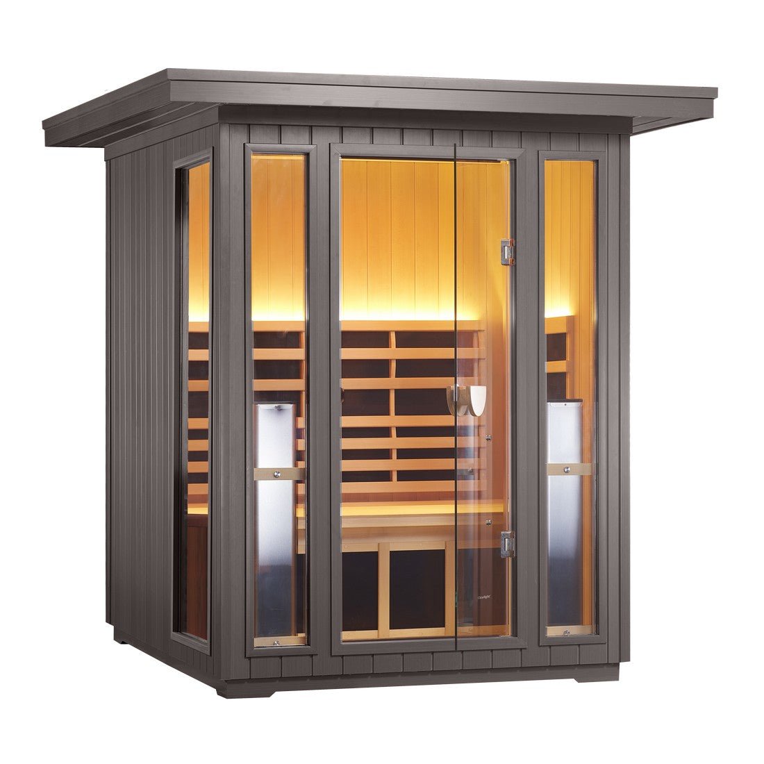 Clearlight Sanctuary™ Outdoor 2 Person Full Spectrum Infrared Sauna - Purely Relaxation