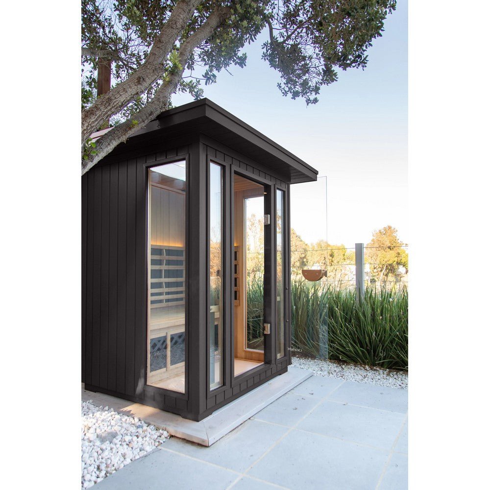 Clearlight Sanctuary™ Outdoor 2 Person Full Spectrum Infrared Sauna - Purely Relaxation