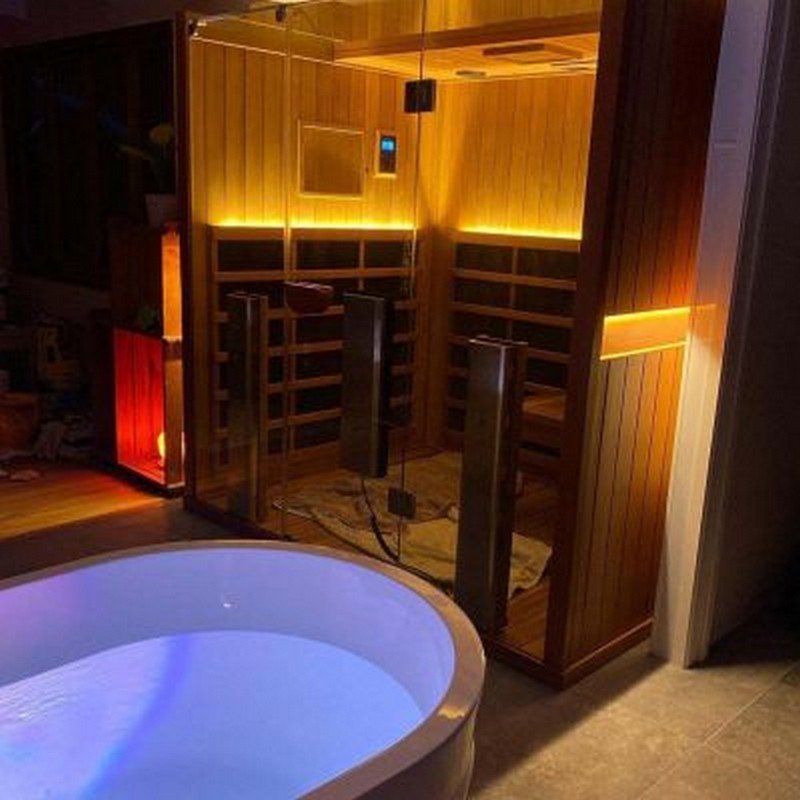 Clearlight Sanctuary™ Y 4 Person Full Spectrum Infrared Sauna Hot Yoga Room - Purely Relaxation