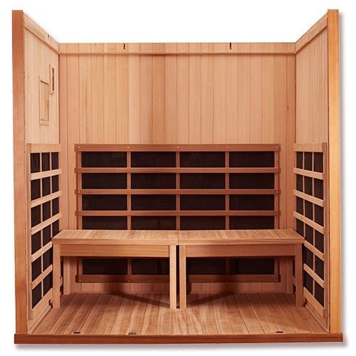 Clearlight Sanctuary™ Y 4 Person Full Spectrum Infrared Sauna Hot Yoga Room - Purely Relaxation